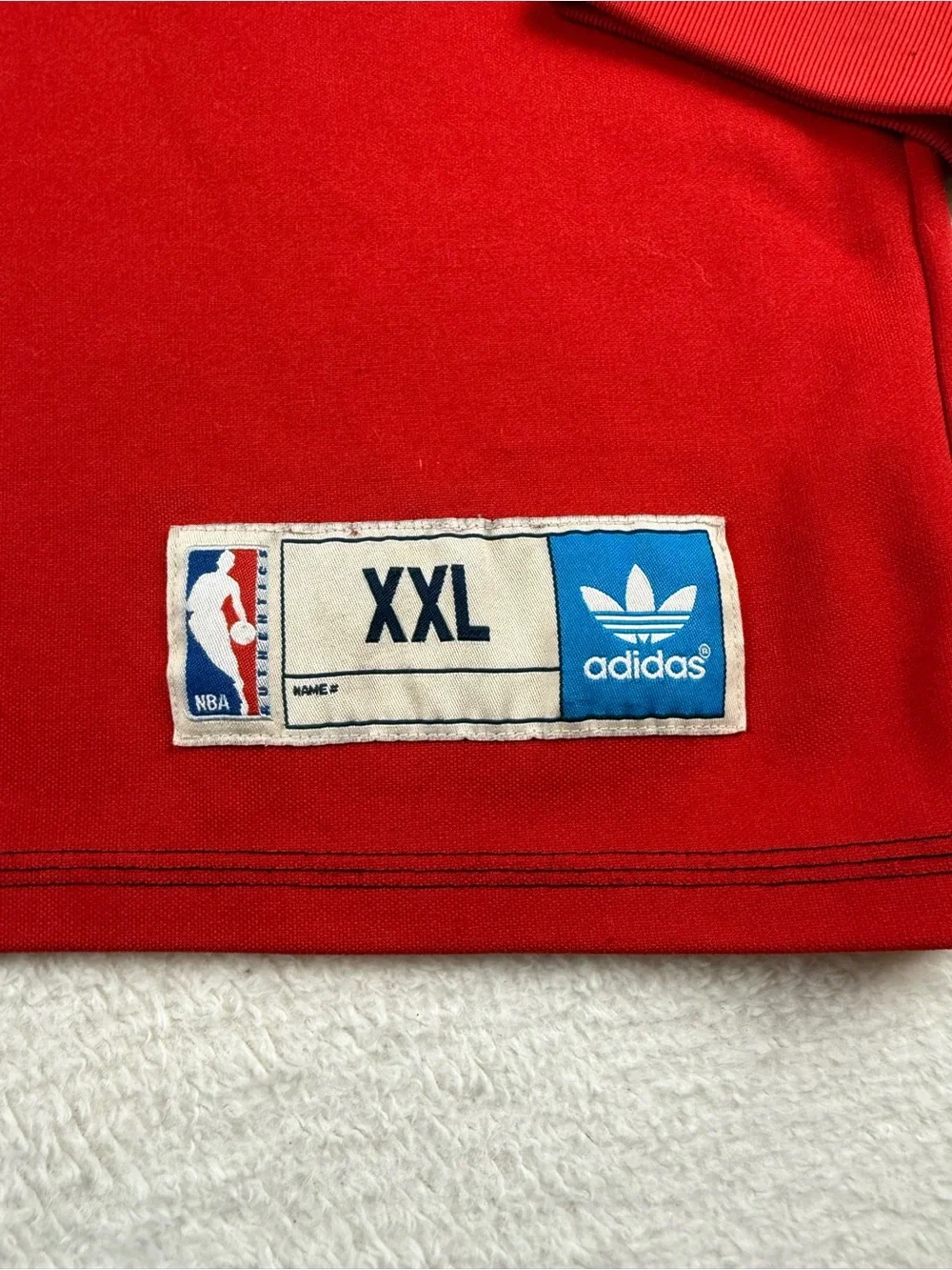 Vintage 90s Adidas Chicago Bulls Championship Long Sleeve Sweatshirt Mens 2XL